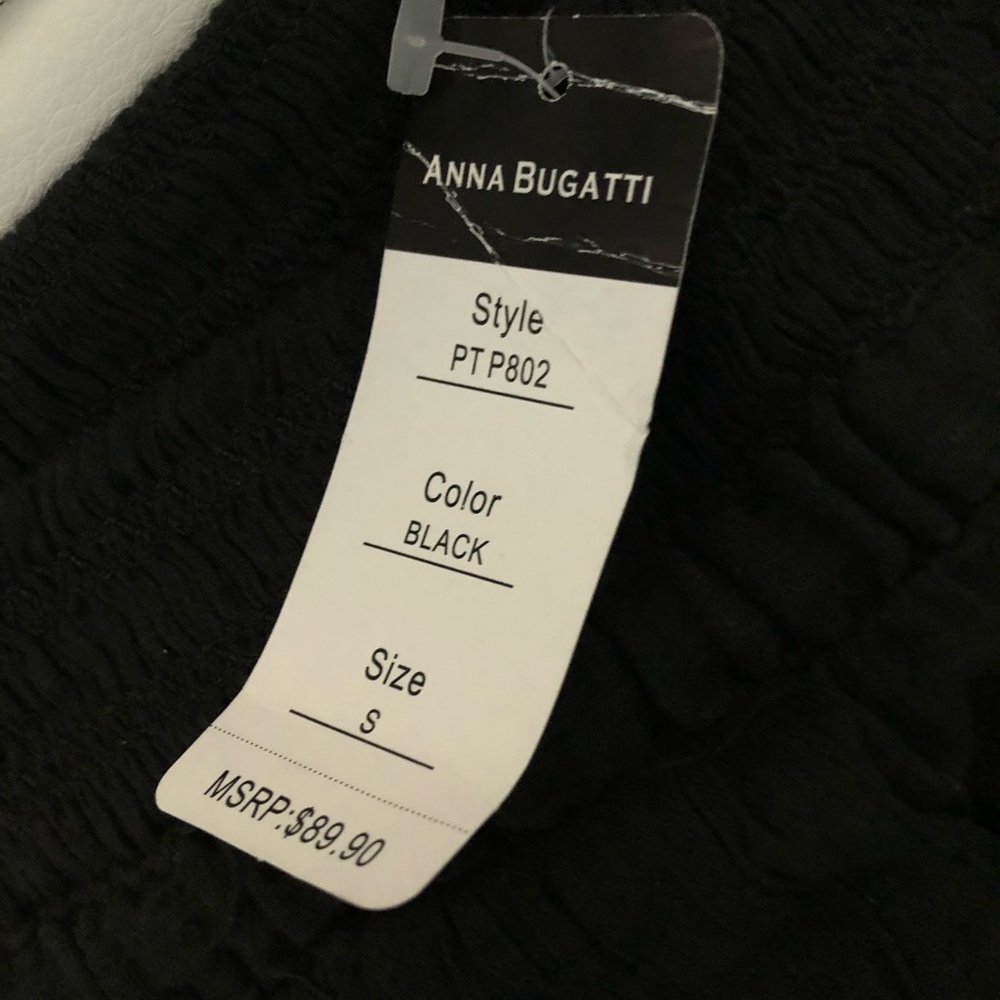 NWT Anna Bugatti Tie-Waist Beach Cover-Up Pants 🏖